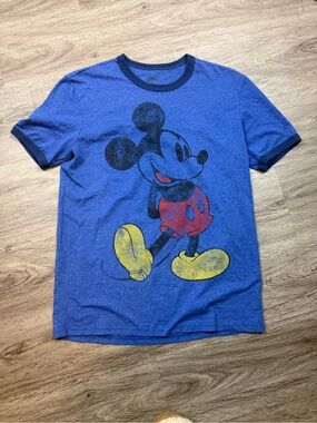 Disney Blue and Navy Mickey Graphic Tee